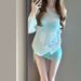 Women's Pure Sexy Swimsuit 2026 New Style Bikini Four Piece Set Two Piece Design Slimming Conservative High End for Hot Spring Resorts_ecoleips.com