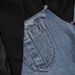 Women's Clothing Korean Style Women's Irregular Denim Patchwork Suit High-End Fashion Casual Loose Fitting Spring_ecoleips.com