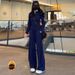 Fashion Suit For Women, Autumn New Half-Zip Long Sleeve Sweatshirt, Slimming Casual Sports Two-Piece Set_ecoleips.com