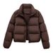 2025 Winter New European Kendall Jenner Style For Women Short Small Size White Duck Down Thickened Coat Puffer Jacket_ecoleips.com