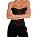 Aria Basics Aria Basics Cross-border Independent Website Ins European And American Style Sexy Hot Girl Strapless Tie Pure Desire Solid Color_ecoleips.com