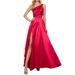 Women's Clothing New Elegant Long Solid Color One Shoulder Ball Banquet Slim Dress Skirt_ecoleips.com