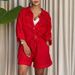 Women's Long Sleeved Shirt And Loose Pants Two Piece Set Autumn/Winter Casual Fashion Thin Polyester Adult Size Regular_ecoleips.com