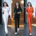 Women's Casual Sports Suit Slim Stand Collar Sweater Wide Leg Pants Two Piece Set Fashionable Spring Autumn 2024 New Style_ecoleips.com