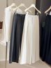 Petite High Waisted Flowing Suit Pants for Women Straight Leg Casual Wide Leg Versatile Spring New Style Leg Lengthening_ecoleips.com
