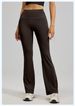 K Naked High Elasticity Sports Leggings With High Waist And Hip Lifting, Slim Fit And Slimming, Women's Micro Flared Yoga Pants_ecoleips.com