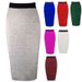 2025 Fashion Women's 8-Color Cotton Patch Waist Elastic Skirt_ecoleips.com