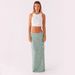 Summer New Arrival Women's Trendy Beaded Sequined Embroidered Bodycon Slimming Long Skirt_ecoleips.com