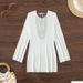 Women's Sexy Mesh Long Sleeve Swimsuit - European & American Style Beach Cover-Up With Sheer Design_ecoleips.com