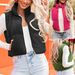 Women's clothing vest vest new corduroy stand collar cotton jacket in autumn and winter_ecoleips.com