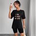Women's Casual Round Neck Short Sleeve T-Shirt Multi-Color American Style Simple Fashionable Sports Top Solid Printed Loose Fit_ecoleips.com