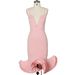 Women's Clothing Fashion Sexy Deep V Neck Party Evening Dress Suspender Tight Dress Fishtail Skirt_ecoleips.com