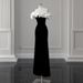 French Style Satin Light Wedding Dress Simple Elegant Mermaid Style Small Train Bridesmaid Dress for Women 2026 New Style_ecoleips.com