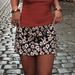 Talenza Sexy Daisy Floral Mini Skirt For Women Elastic High Waist Streetwear Skirt Female Fashion Casual Comfortable Slim Skirt_ecoleips.com