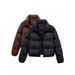 New Solid Color Short Women's Autumn And Winter Coat Fashionable Thickened Warm Zipper Bread Clothes Cotton Clothes_ecoleips.com