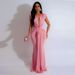 Women's Clothing Sexy Dress With Solid Color_ecoleips.com