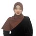 Muslim Accessories Gold Flecked Polyester Hijab Scarf - Elegant Shimmering Headwear For Muslim Women, Comfortable & Stylish In 12 Colors_ecoleips.com