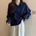 American-style Real-shot Hooded Sweatshirt Women, Spring And Thin New Model, Loose Long-sleeve Top For Students, Early_ecoleips.com