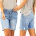 Women's New European And American Style Denim Shorts, Hot-Selling Fashionable Ripped Stretchy Three-Quarter Pants,_ecoleips.com