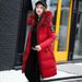 Women's Winter Coat With Faux Fur Collar – Long Loose Fit Cotton Blend Jacket (M-4XL, 6 Colors)_ecoleips.com
