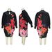 Women's Clothing Spring And Summer New Products Elegant Style Flower Print Large Size Dress Midi Skirt_ecoleips.com