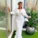 European And American Cross-border Foreign Trade Women's Plus-size Party Evening Dress, African Sequin_ecoleips.com