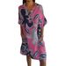 Summer Cotton And Linen Print Dresses_ecoleips.com