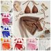 Women's Clothing Bikini Swimsuit Mesh Three Piece Split Bikini Swimsuit_ecoleips.com