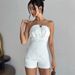 Women's Sexy And Stylish Solid Color Jumpsuit Sleeveless Strapless Slim Fit for Summer_ecoleips.com