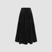 Voya 2026 Discounted Women's Clothing With European And American Design Sense, Medium Length Style, Fashionable Lotus Leaf Velvet Skirt_ecoleips.com
