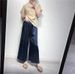 Birdsky, 1pc 100% Natural Mulberry Silk Women Loose Cuts Pants Capris Wide Leg Trousers Extra Size, High Waist. S-39_ecoleips.com