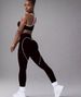 Women's Clothing Nude Beauty Back Sports Contrast Color Bra Suspenders Peach Hips High Elastic Quick Drying Hip Lifting Yoga Pants_ecoleips.com