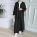 Cross-Border Trade Muslim Women's Spring Autumn New Puff Sleeve Shirt And Skirt Fashion Casual Set_ecoleips.com