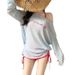 Plus Size Women's Swimsuit Two Piece Long Sleeved Three Piece Cover Up Beach And Hot Spring Use Slightly Chubby Girls_ecoleips.com
