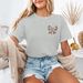 Leopard Bow Shirt Cheetah Bow Shirt Christian Shirts For Women Faith Bible Verse Shirts God Coquette Graphic Tees_ecoleips.com