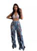 Women's Clothing Summer Casual Style Straight Tube Slim Twist Hollow Metal Button Jeans_ecoleips.com