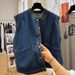 Fashionable Denim Vest Women, Spring Trendy And Stylish, Round Neck, Sleeveless, Suitable For Layering Or Wearing As An_ecoleips.com