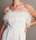 Women’s Clothing Spring And Summer New Feather Tube Top Solid Color Pants One Shoulder Backless Sexy Jumpsuit_ecoleips.com