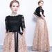 Elegant French Lace Evening Gown Slimming Tassel Detail Sophisticated Style for Socialites Hosts Piano Performances Spring 2026 New Arrival_ecoleips.com