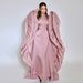 Women's Clothing Muslim Fashion Robe Dress Waist Satin_ecoleips.com
