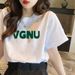 Cotton Short-sleeved T-shirt Women's Large Size Summer New Women's Clothing Loose And Thin White Top Bottoming Shirt_ecoleips.com