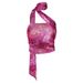 Women's Leopard Print Off-Shoulder Top European American Style Summer New Ruffled Slim Fit Ribbon Vest_ecoleips.com