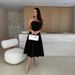 Women's Clothing Hot Summer New Solid Color Wrap Chest Skirt Dress_ecoleips.com