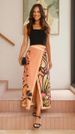 2025 New Style Midi Printed Split Sexy Bodycon A-line Skirt_ecoleips.com