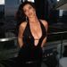 Women's Clothing Hot Girl Style Sexy Deep V Hollow Backless Nightclub Style Halter Neck Hip Dark Dress_ecoleips.com