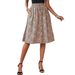 Women's Clothing New Women's Fashion Printed Single Breasted Casual Summer Skirt_ecoleips.com