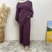 Verve Dubai Loose Casual Muslim Sets 2335+9003_ecoleips.com