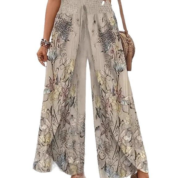 . Cross-Border Foreign Trade 2025 Summer European And American High-Waisted Casual Pants New Women's Trousers_ecoleips.com