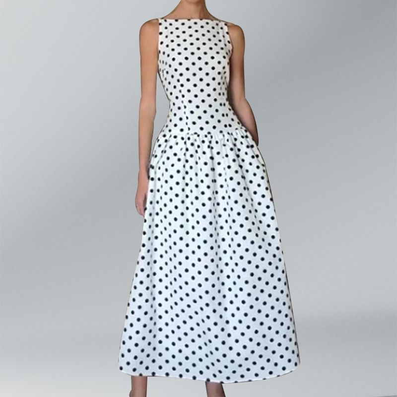 Spring Women's Halter Neck Dress Style High End Beach Vacation Women's Clothing_ecoleips.com