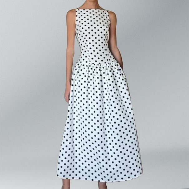Spring Women's Halter Neck Dress Style High End Beach Vacation Women's Clothing_ecoleips.com